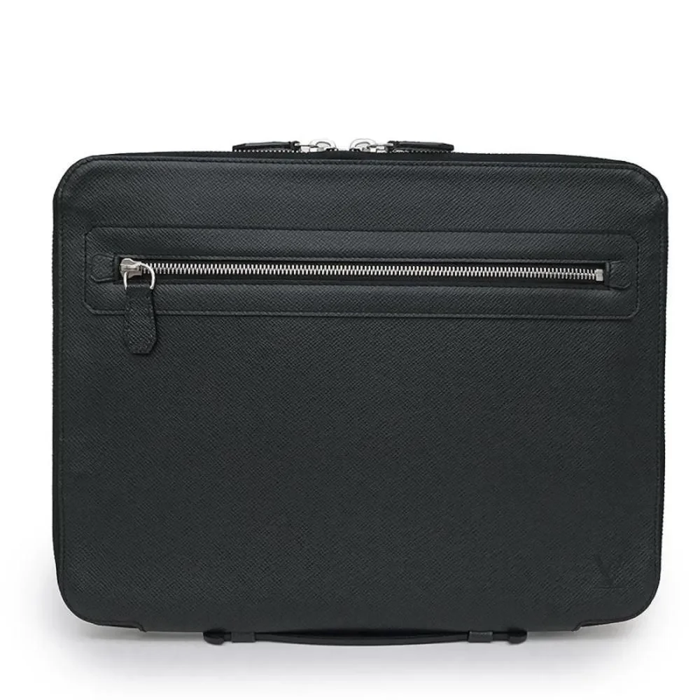 Louis Vuitton Briefcase Ardoise Taiga Vladimir Black
